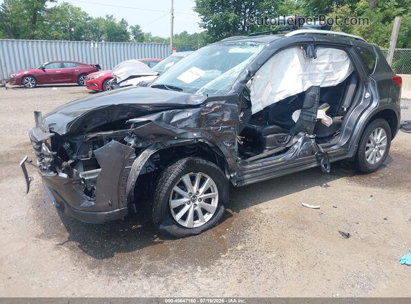 JM3KE4DY5G0672686 2016 MAZDA CX-5 Gray Vista tres cuartos delantera izquierda