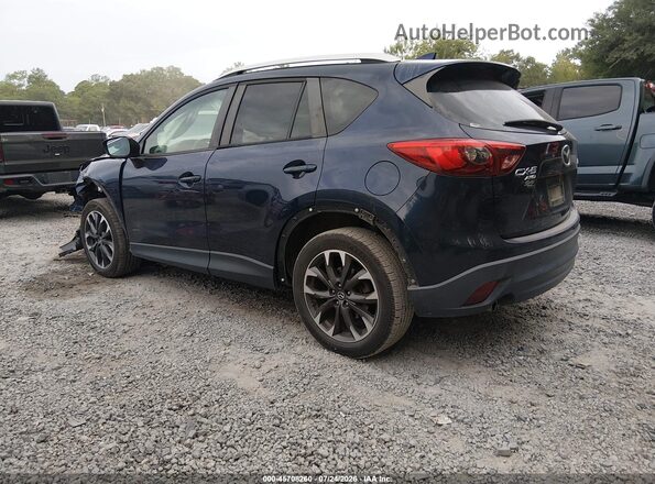 JM3KE4DY5G0789569 2016 MAZDA CX-5 Dark Blue Задняя левая четверть