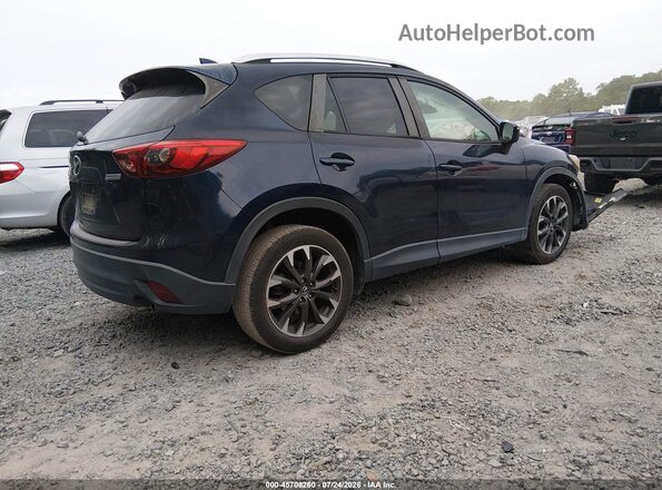 JM3KE4DY5G0789569 2016 MAZDA CX-5 Dark Blue Задняя правая четверть