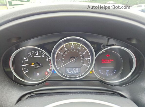 JM3KE4DY6G0604395 2016 MAZDA CX-5 Черный Вид щитка приборов