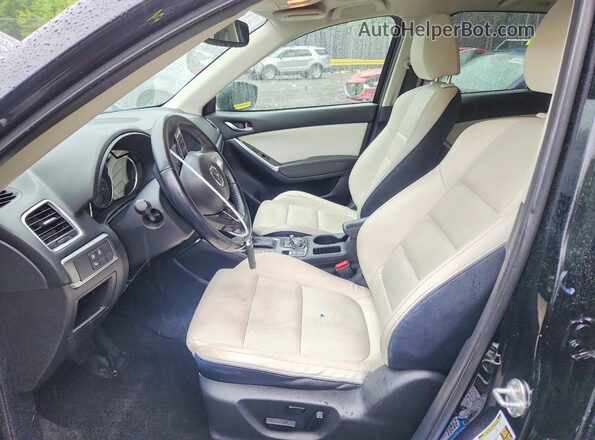 JM3KE4DY6G0604395 2016 MAZDA CX-5 Черный Вид салона спереди