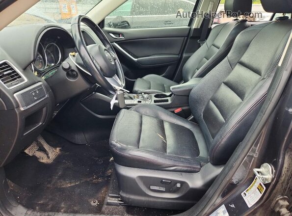 JM3KE4DY6G0673068 2016 MAZDA CX-5 Gray Vista interior delantera