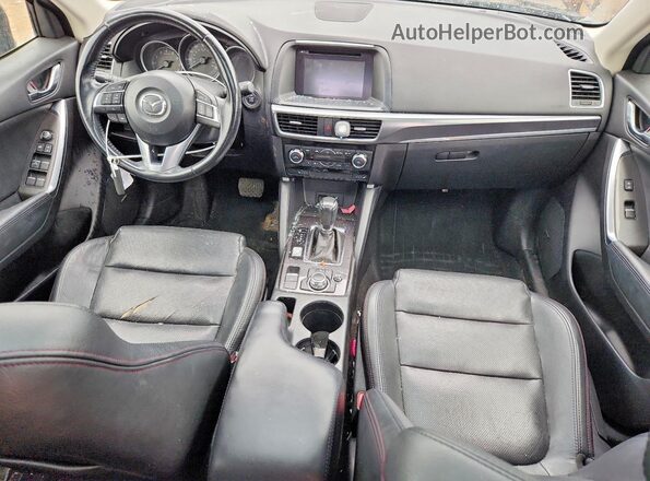 JM3KE4DY6G0673068 2016 MAZDA CX-5 Gray Vista del salpicadero