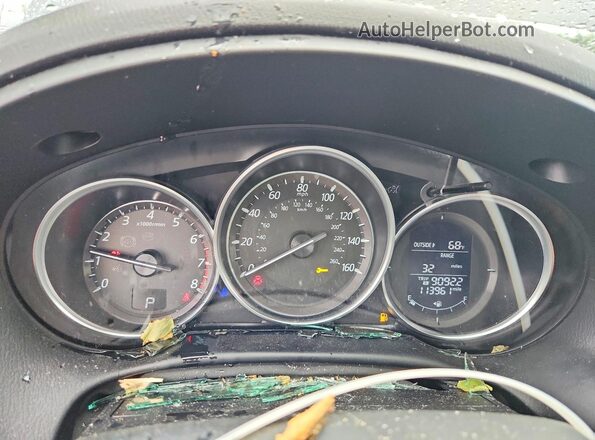 JM3KE4DY6G0673068 2016 MAZDA CX-5 Gray Vista del cuadro de instrumentos