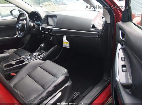 JM3KE4DY7G0659700 2016 MAZDA CX-5 Красный Вид салона спереди
