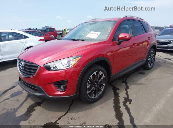 JM3KE4DY7G0659700 2016 MAZDA CX-5 Красный Передняя левая четверть