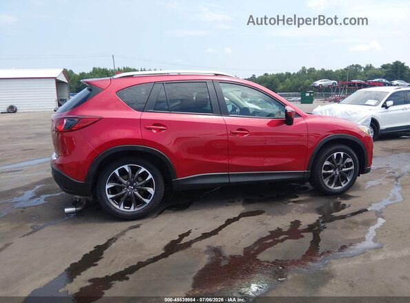 JM3KE4DY7G0659700 2016 MAZDA CX-5 Красный Вид задней части салона