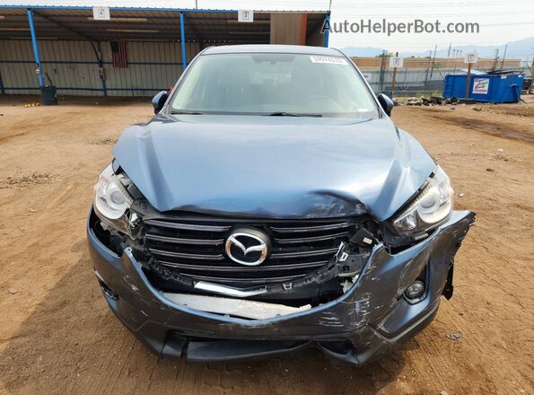 JM3KE4DY7G0913034 2016 MAZDA CX-5 Blue Widok z przodu