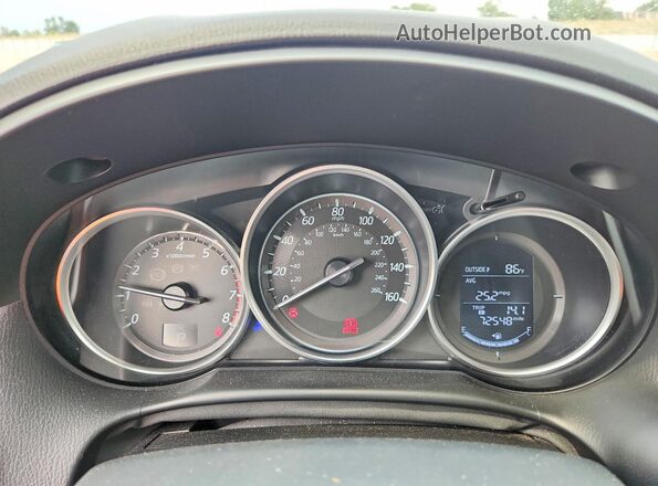 JM3KE4DY7G0913034 2016 MAZDA CX-5 Blue Widok zestawu wskaźników