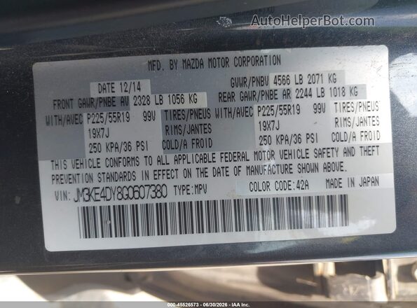 JM3KE4DY8G0607380 2016 MAZDA CX-5 Black Vista del compartimento del motor