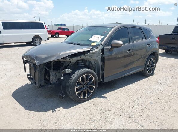 JM3KE4DY8G0694293 2016 MAZDA CX-5 Brown Առջևի ձախ երեք քառորդ տեսարան