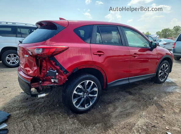 JM3KE4DY8G0723128 2016 MAZDA CX-5 Maroon Tył prawy