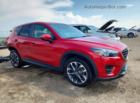 JM3KE4DY8G0723128 2016 MAZDA CX-5 Maroon Przód prawy