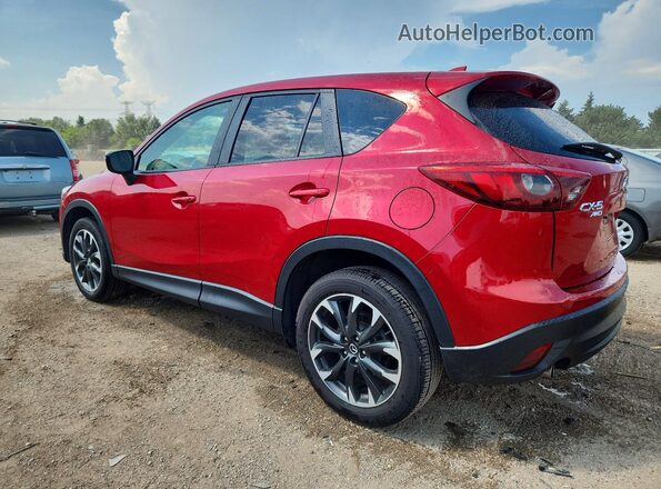 JM3KE4DY8G0723128 2016 MAZDA CX-5 Maroon Tył lewy