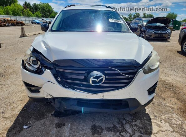 JM3KE4DY9G0693492 2016 MAZDA CX-5 White Widok z przodu