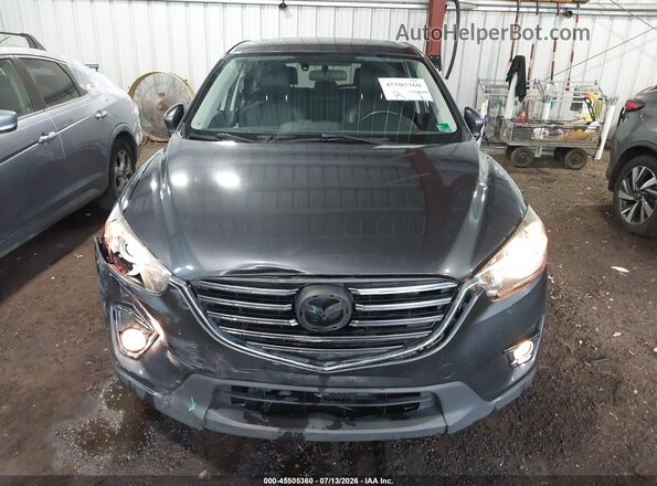 JM3KE4DY9G0769504 2016 MAZDA CX-5 Black Widok zestawu wskaźników