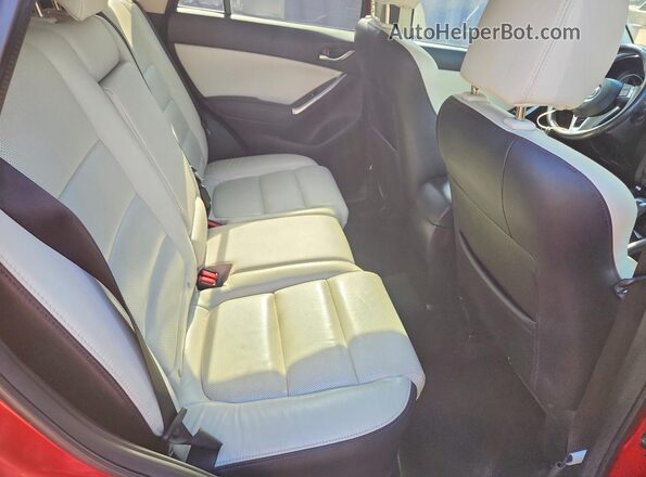 JM3KE4DY9G0840300 2016 MAZDA CX-5 Red Вид задніх сидінь