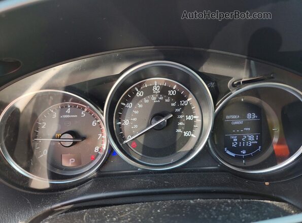 JM3KE4DY9G0840300 2016 MAZDA CX-5 Red Вид щитка приладів