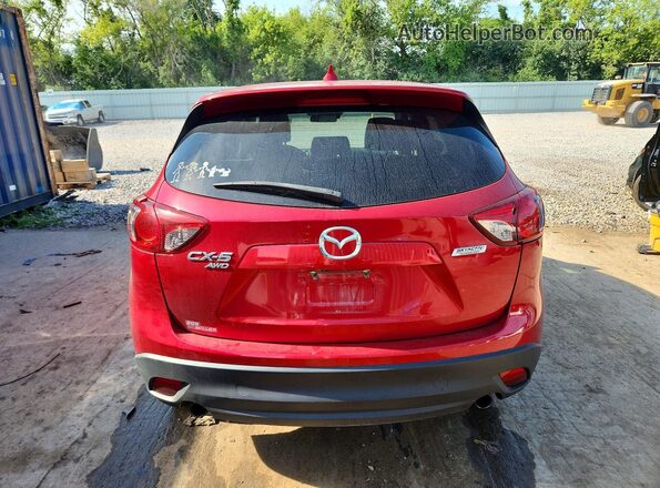 JM3KE4DY9G0840300 2016 MAZDA CX-5 Red Вид ззаду