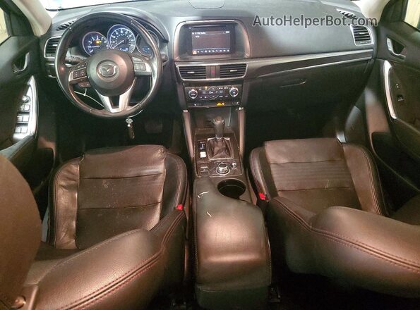 JM3KE4DYXG0641014 2016 MAZDA CX-5 Blue Vista del salpicadero