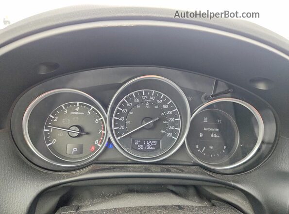 JM3KE4DYXG0730579 2016 MAZDA CX-5 White Widok zestawu wskaźników