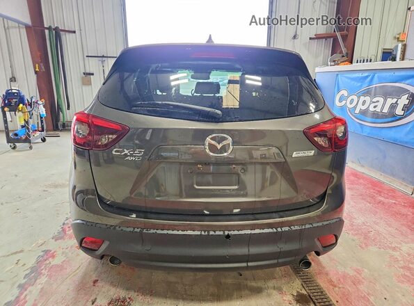 JM3KE4DYXG0828916 2016 MAZDA CX-5 Gray უკანა ხედი
