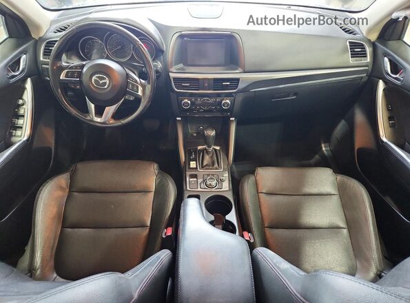 JM3KE4DYXG0828916 2016 MAZDA CX-5 Gray წინა პანელის ხედი