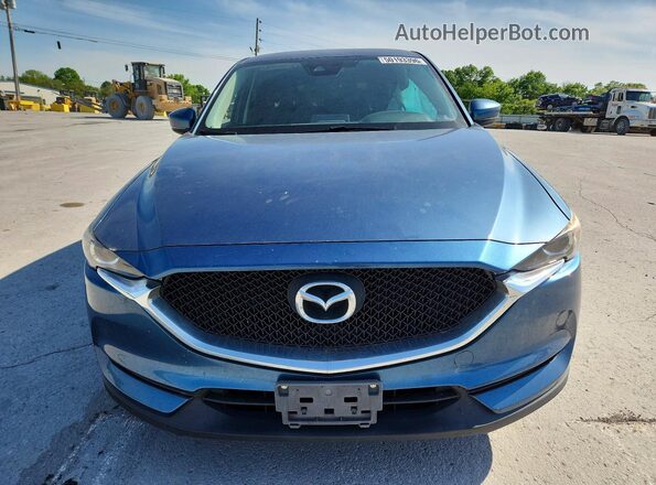 JM3KFABL0H0187716 2017 MAZDA CX-5 Blue Դիմացի տեսք