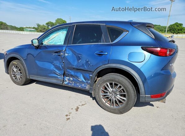 JM3KFABL0H0187716 2017 MAZDA CX-5 Blue Հետևի ձախ