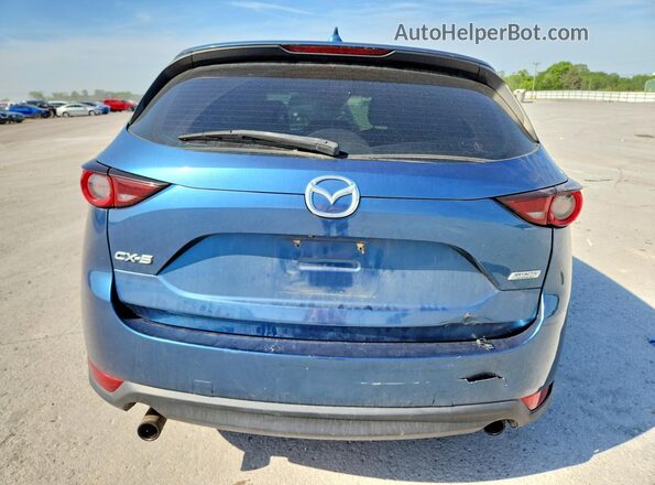 JM3KFABL0H0187716 2017 MAZDA CX-5 Blue Հետևի տեսք