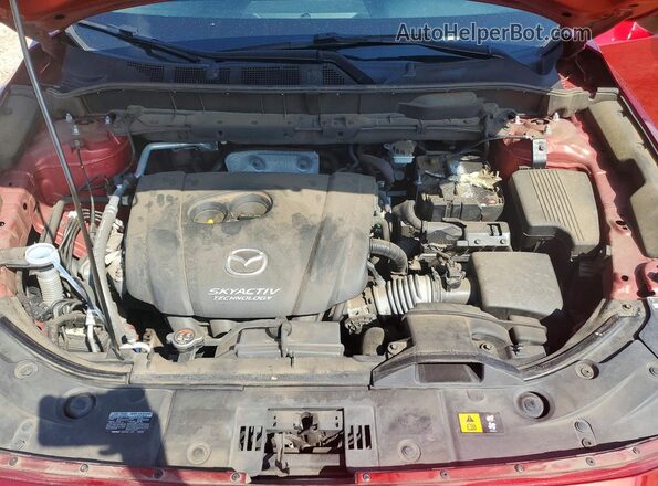 JM3KFABL3H0134346 2017 MAZDA CX-5 Red Вид підкапотного простору