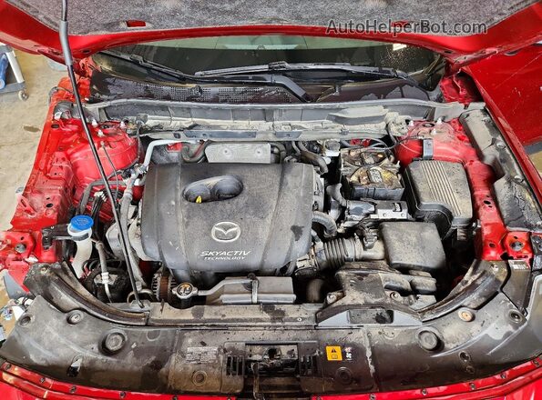 JM3KFABL6H0213073 2017 MAZDA CX-5 Red Engine compartment view