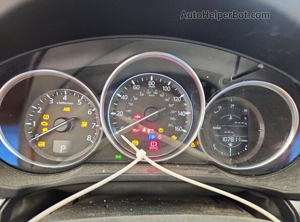 JM3KFABL6H0213073 2017 MAZDA CX-5 Red Instrument cluster view