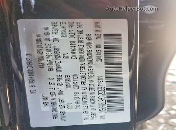 JM3KFABL9H0129099 2017 MAZDA CX-5 Black Вид наклейки з VIN-кодом