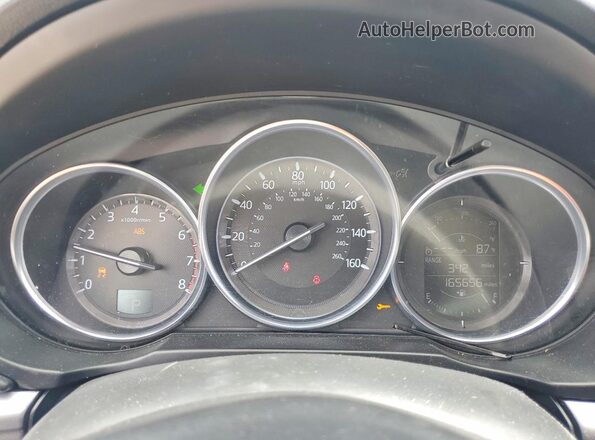 JM3KFABLXH0186718 2017 MAZDA CX-5 White ხელსაწყოთა პანელის ხედი