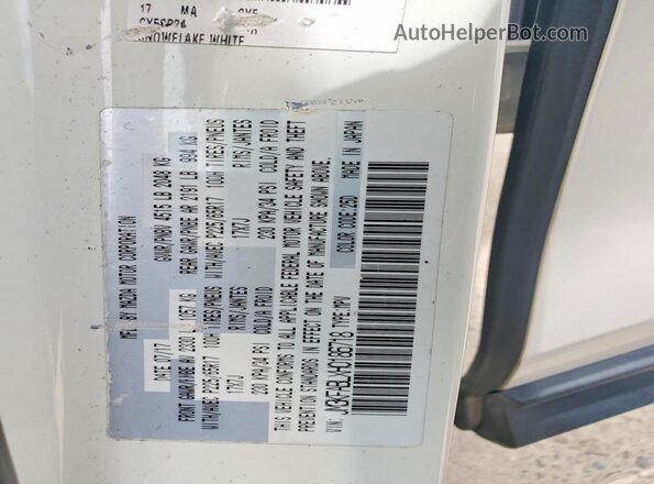 JM3KFABLXH0186718 2017 MAZDA CX-5 White ძრავის განყოფილების ხედი