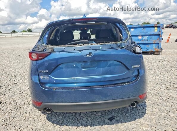 JM3KFABM0J0330873 2018 MAZDA CX-5 Blue უკანა ხედი