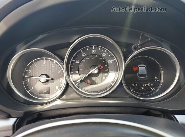JM3KFABM0J0330873 2018 MAZDA CX-5 Blue ხელსაწყოთა პანელის ხედი