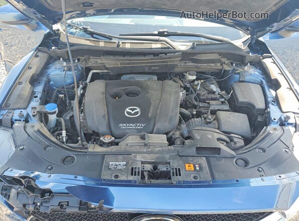 JM3KFABM0J0330873 2018 MAZDA CX-5 Blue ძრავის განყოფილების ხედი