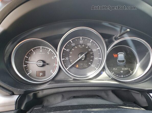 JM3KFABM0J1334559 2018 MAZDA CX-5 White ხელსაწყოთა პანელის ხედი