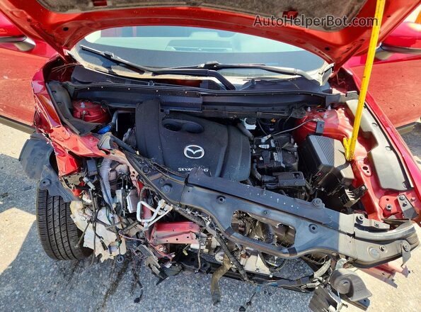JM3KFABM1M0332300 2021 MAZDA CX-5 Red Widok wnętrza z tyłu