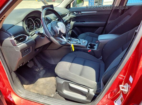 JM3KFABM1M0332300 2021 MAZDA CX-5 Red Widok wnętrza z przodu