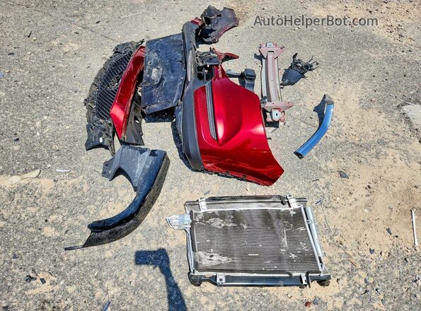 JM3KFABM1M0332300 2021 MAZDA CX-5 Red Widok komory silnika