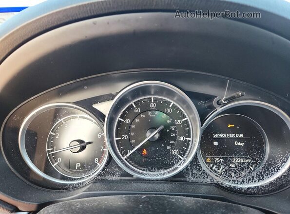 JM3KFABM3L0736097 2020 MAZDA CX-5 Red Вид щитка приладів
