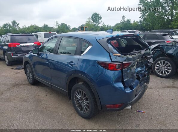 JM3KFABM4J1432381 2018 MAZDA CX-5 Синий Задняя левая четверть