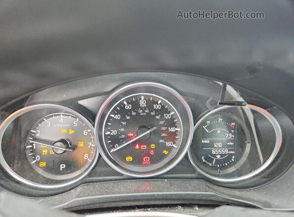 JM3KFABM4K0690892 2019 MAZDA CX-5 Silver ხელსაწყოთა პანელის ხედი