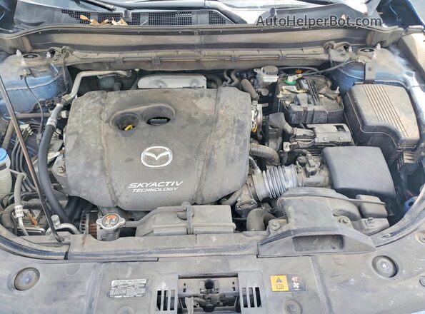 JM3KFABM4K1682060 2019 MAZDA CX-5 Blue Rear interior view