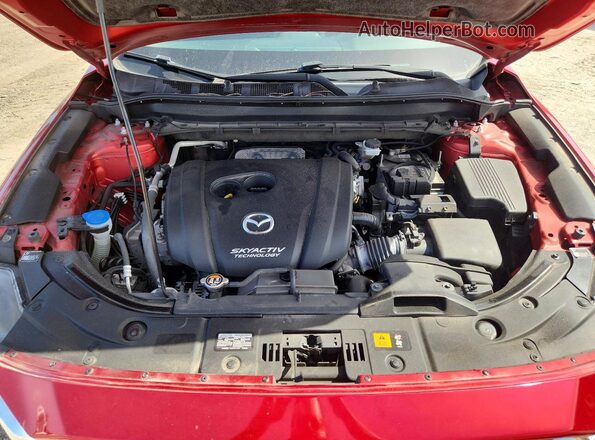 JM3KFABM5K0523974 2019 MAZDA CX-5 Red Engine compartment view