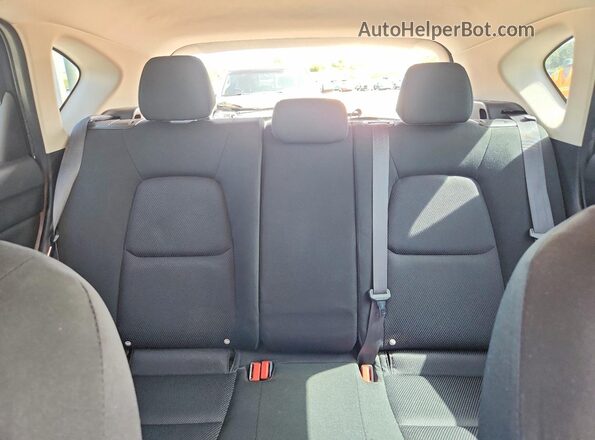 JM3KFABM5K0523974 2019 MAZDA CX-5 Red Rear seats view