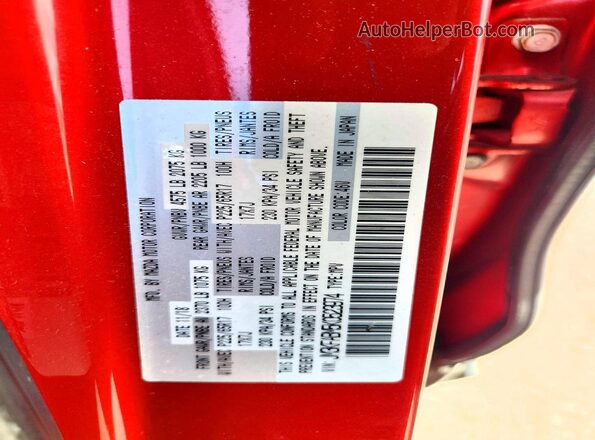 JM3KFABM5K0523974 2019 MAZDA CX-5 Red 360 interior view